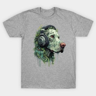 Futuristic music dog T-Shirt